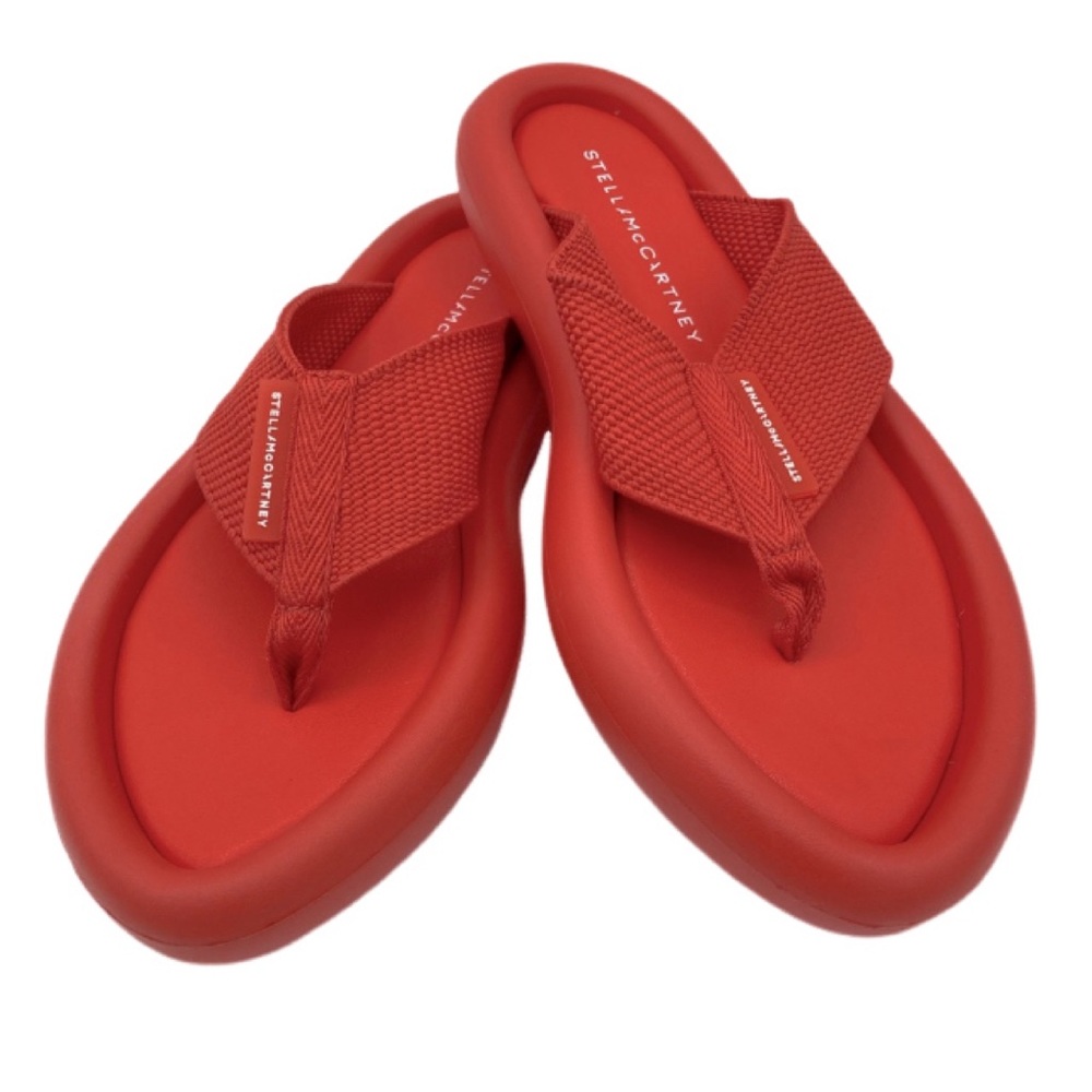 NWOB Stella McCartney Red Air Slide Flip Flop Sandal